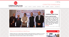 Desktop Screenshot of exhibitionsindia.com